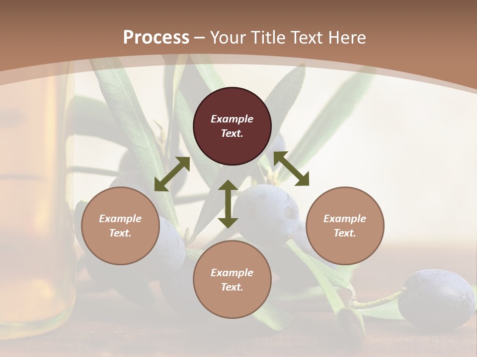 Oily Garden Condiment PowerPoint Template