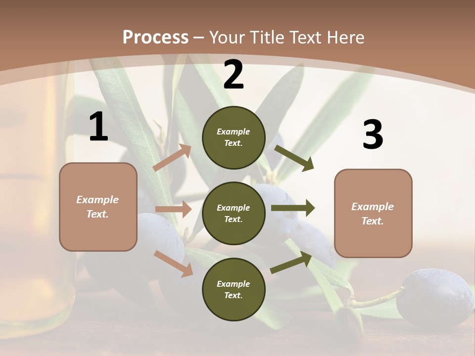 Oily Garden Condiment PowerPoint Template