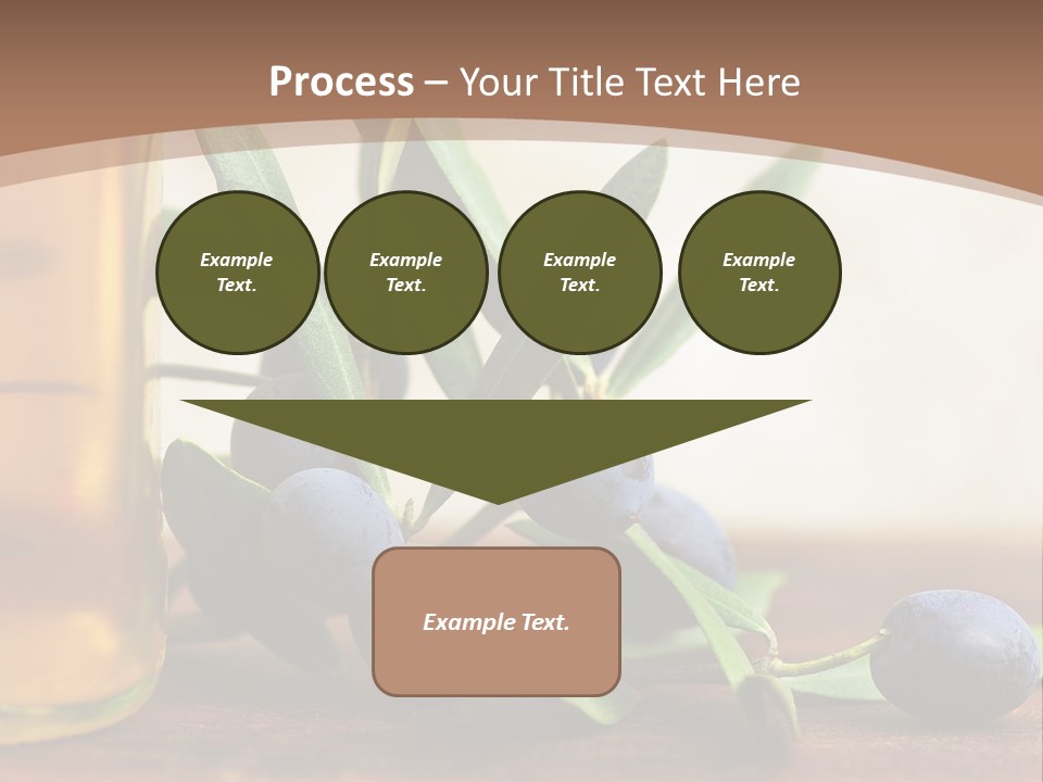 Oily Garden Condiment PowerPoint Template