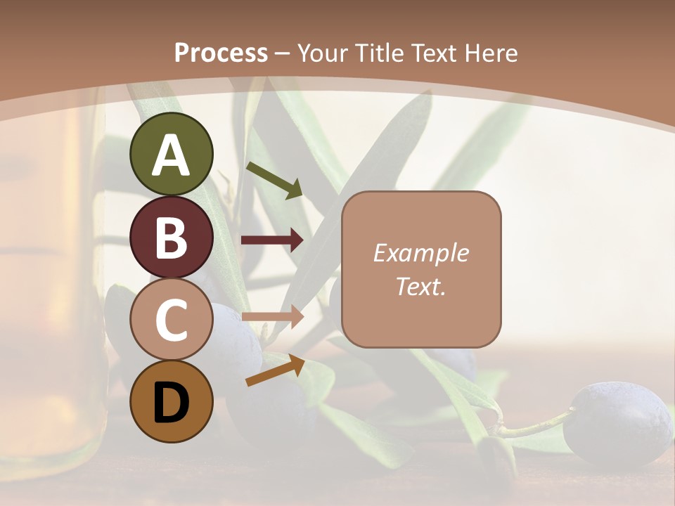 Oily Garden Condiment PowerPoint Template