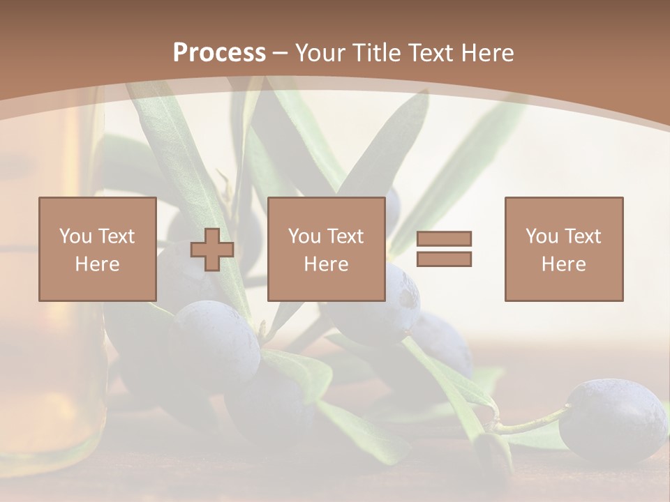 Oily Garden Condiment PowerPoint Template