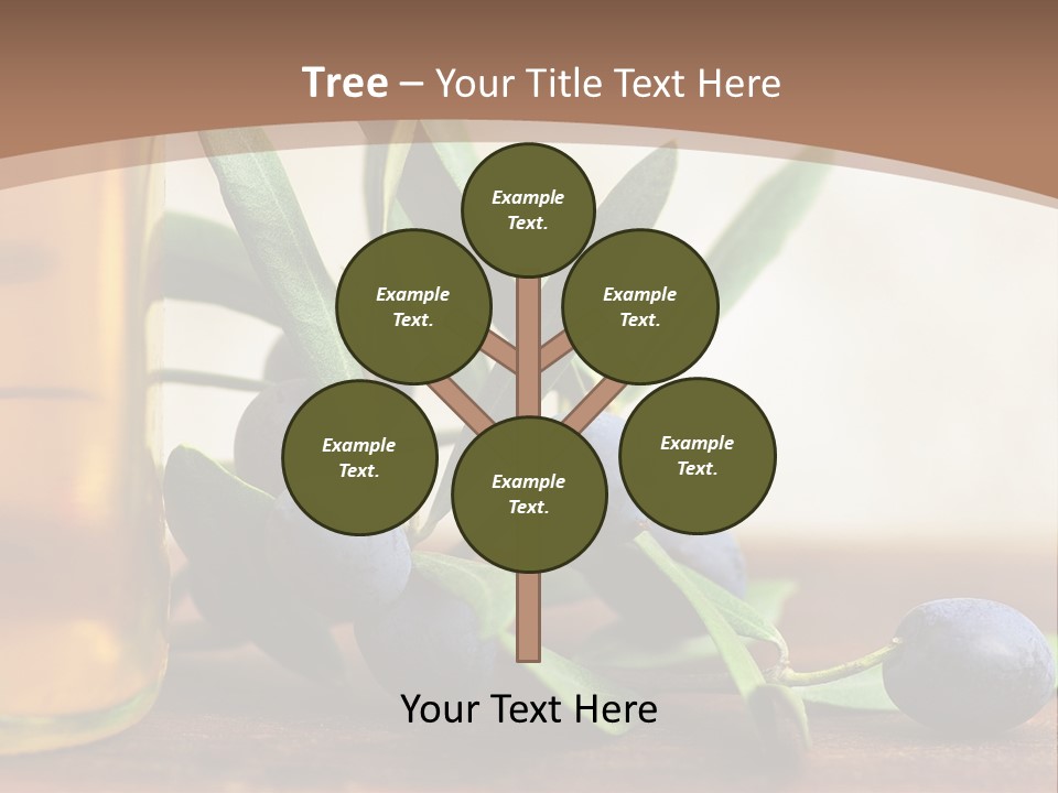Oily Garden Condiment PowerPoint Template