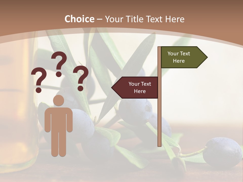 Oily Garden Condiment PowerPoint Template