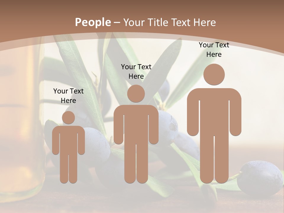 Oily Garden Condiment PowerPoint Template