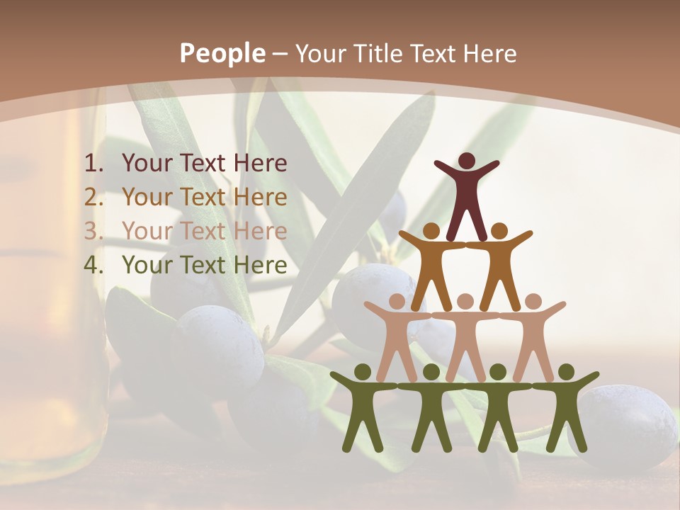 Oily Garden Condiment PowerPoint Template