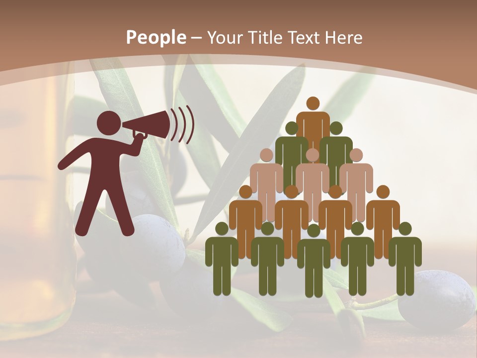 Oily Garden Condiment PowerPoint Template