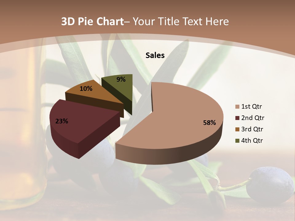 Oily Garden Condiment PowerPoint Template