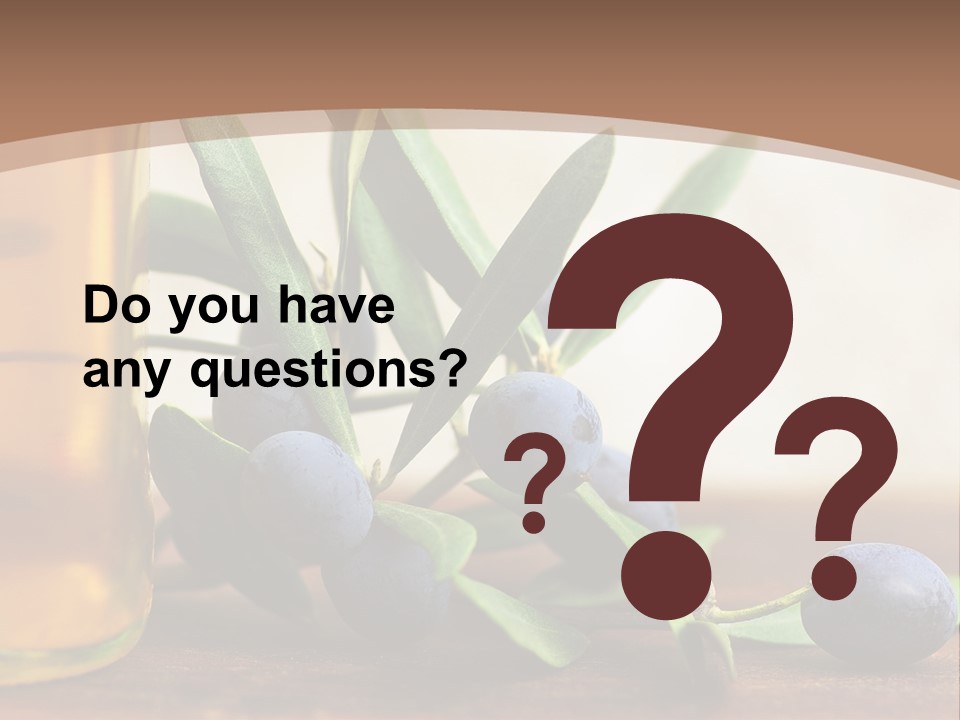 Oily Garden Condiment PowerPoint Template