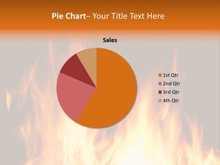 Fuel Fire Grill PowerPoint Template
