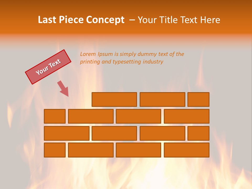 Fuel Fire Grill PowerPoint Template
