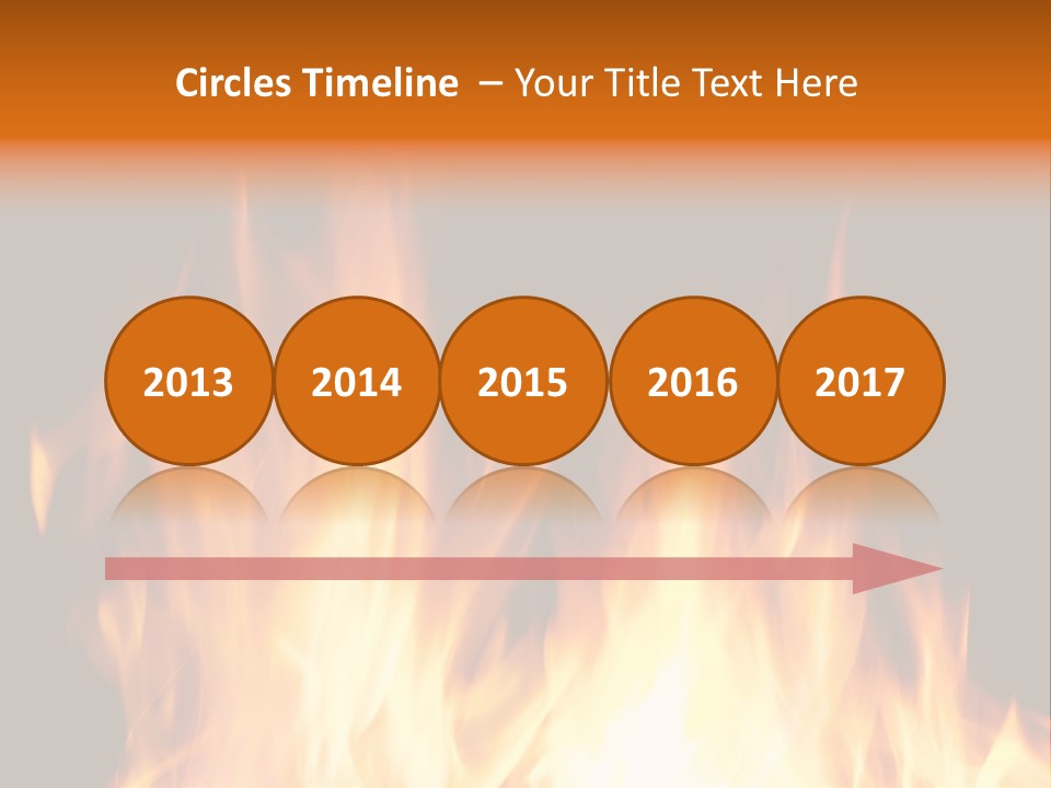 Fuel Fire Grill PowerPoint Template