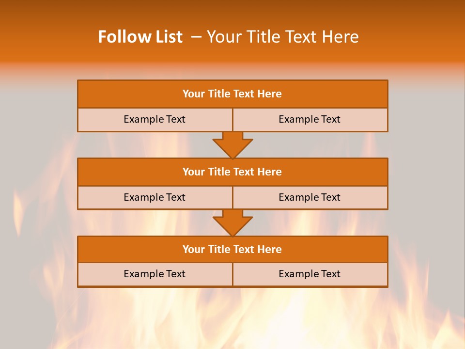 Fuel Fire Grill PowerPoint Template