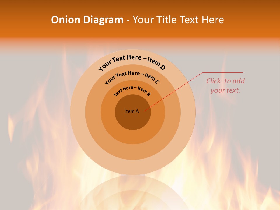 Fuel Fire Grill PowerPoint Template