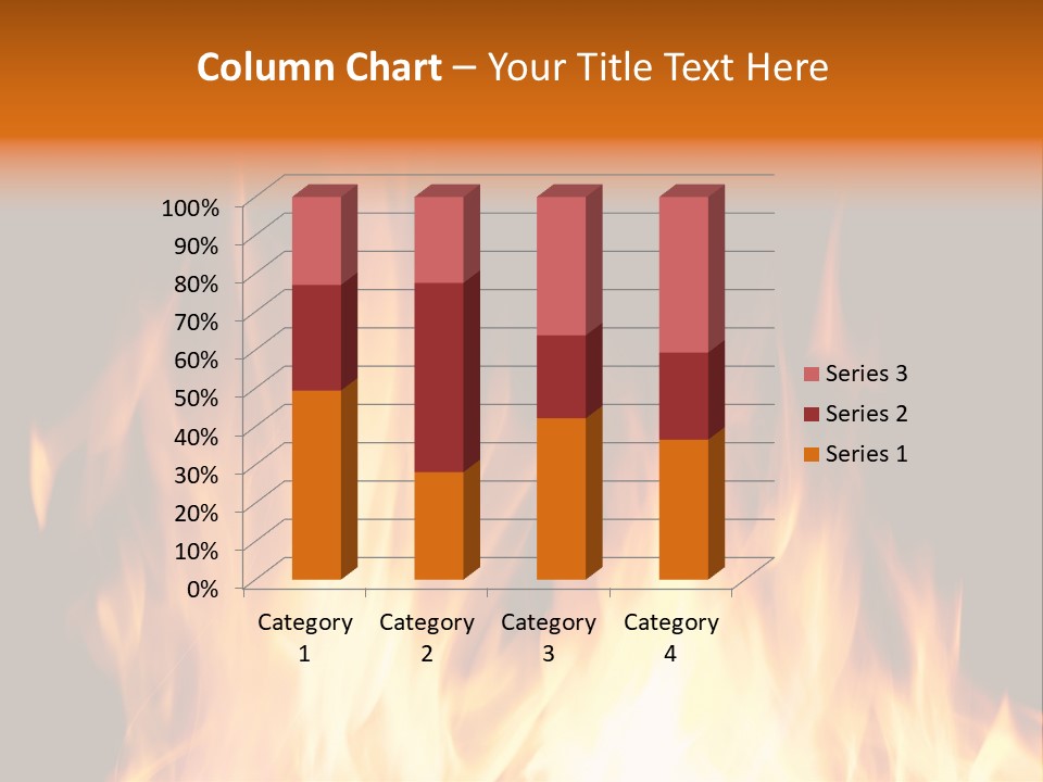 Fuel Fire Grill PowerPoint Template