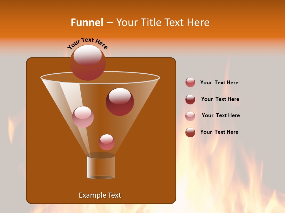 Fuel Fire Grill PowerPoint Template