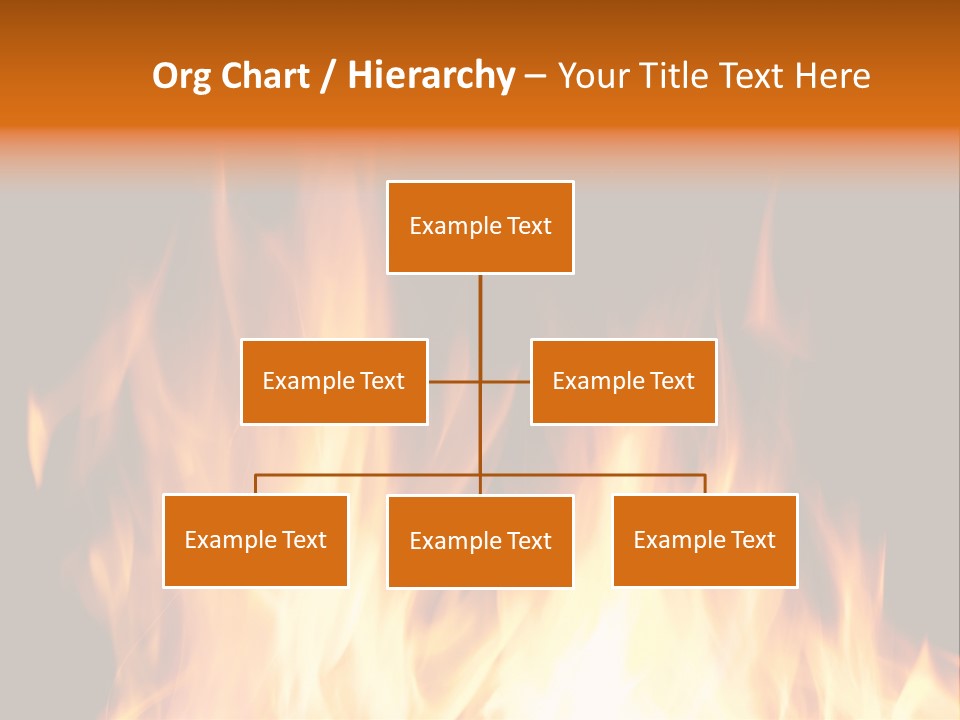 Fuel Fire Grill PowerPoint Template