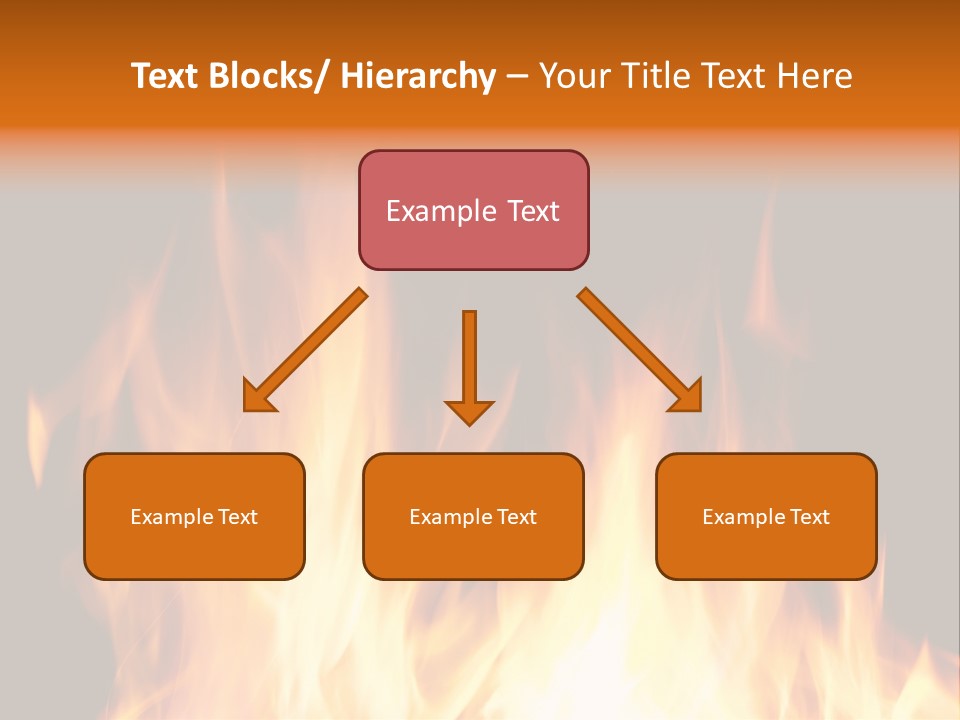 Fuel Fire Grill PowerPoint Template