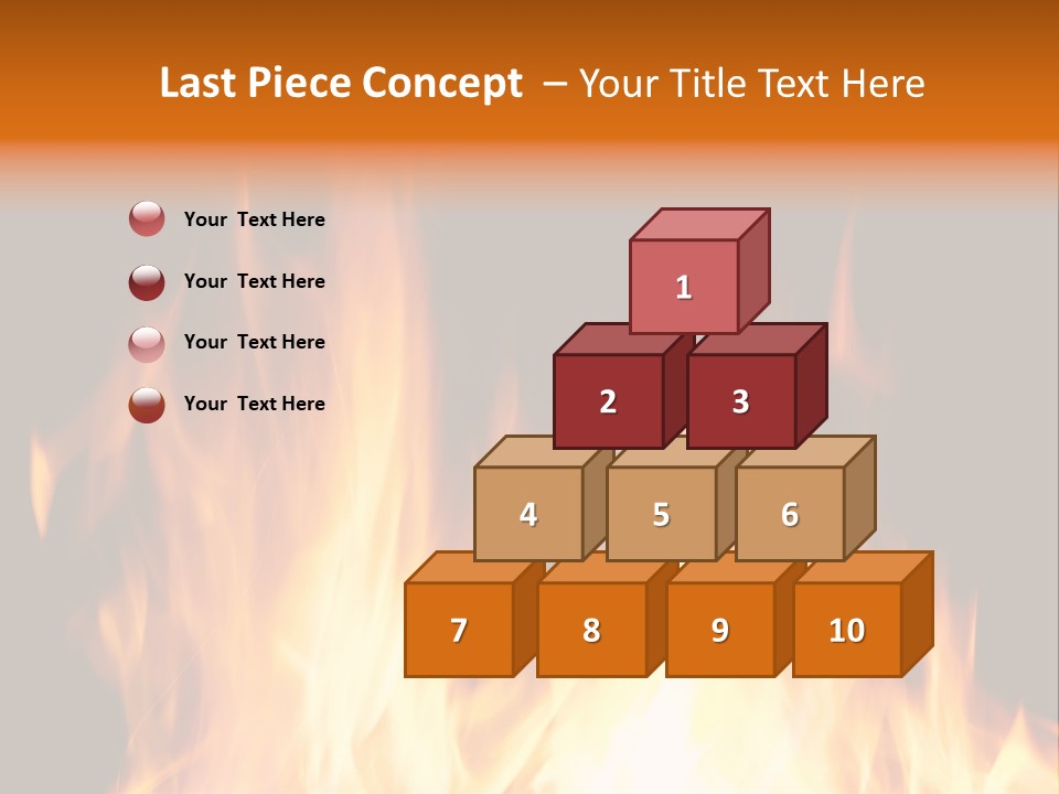 Fuel Fire Grill PowerPoint Template