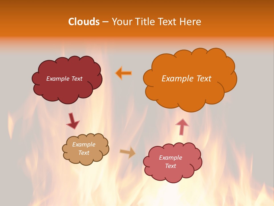Fuel Fire Grill PowerPoint Template
