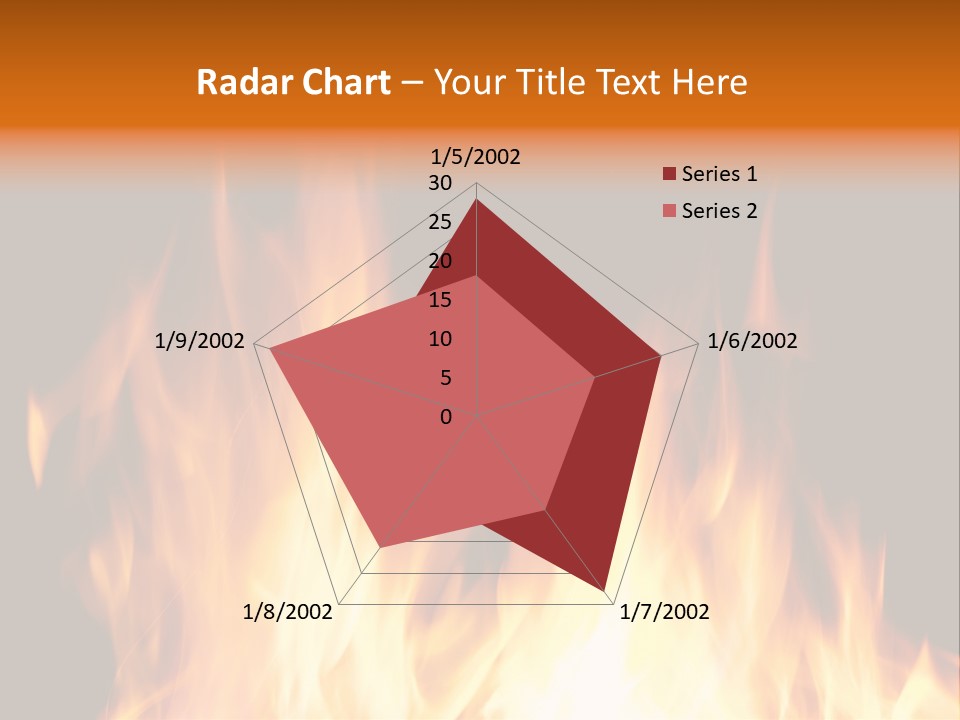 Fuel Fire Grill PowerPoint Template