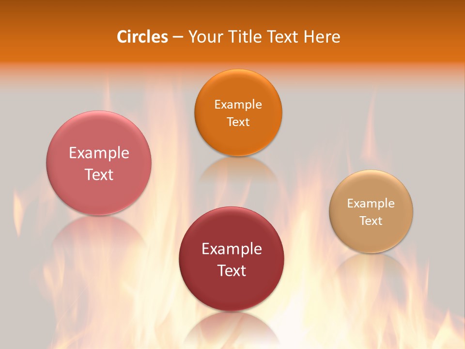 Fuel Fire Grill PowerPoint Template