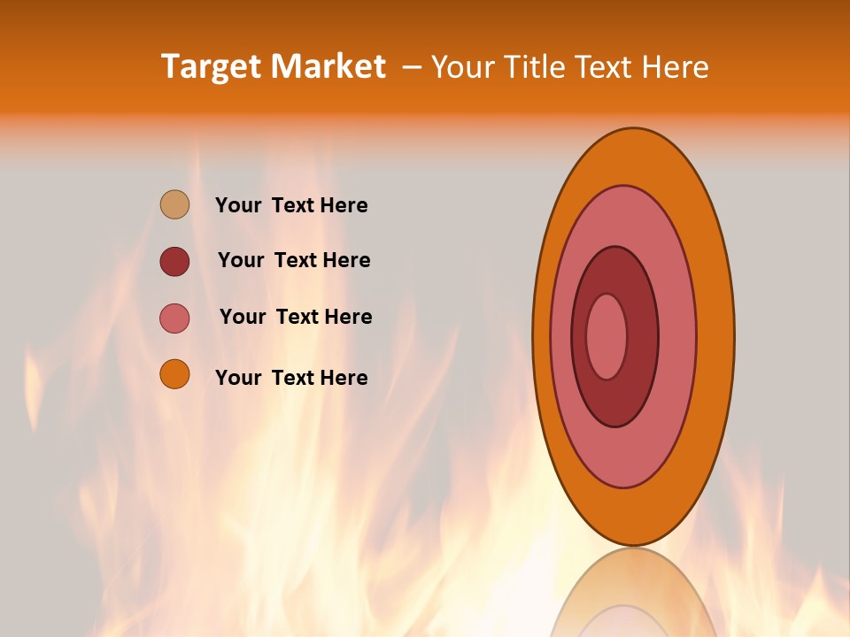 Fuel Fire Grill PowerPoint Template