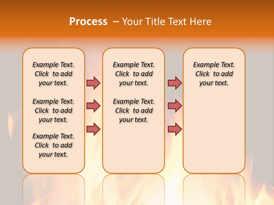 Fuel Fire Grill PowerPoint Template