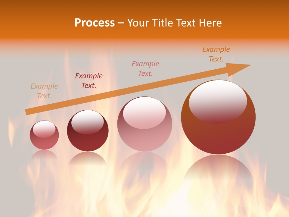 Fuel Fire Grill PowerPoint Template