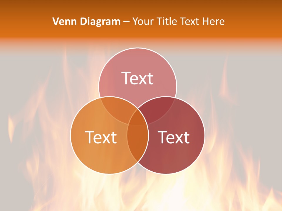 Fuel Fire Grill PowerPoint Template