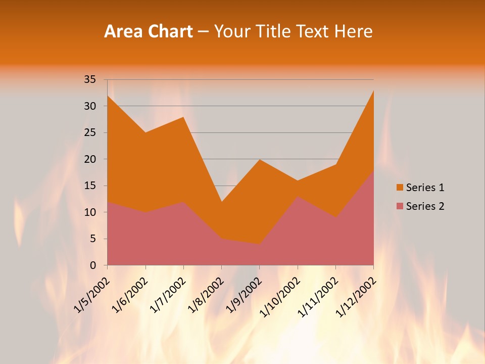 Fuel Fire Grill PowerPoint Template