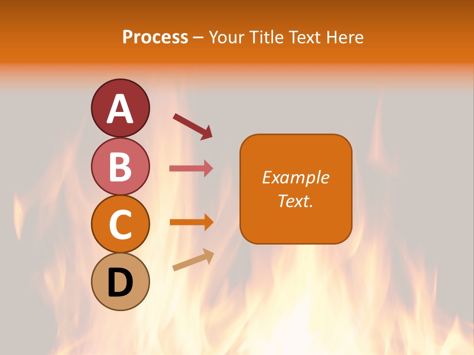 Fuel Fire Grill PowerPoint Template