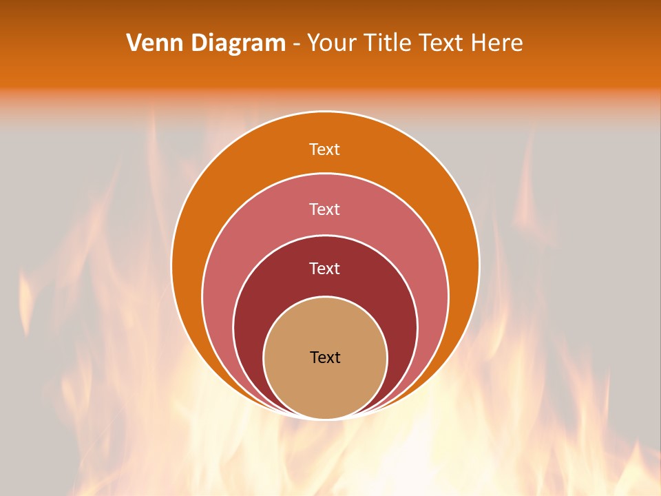 Fuel Fire Grill PowerPoint Template