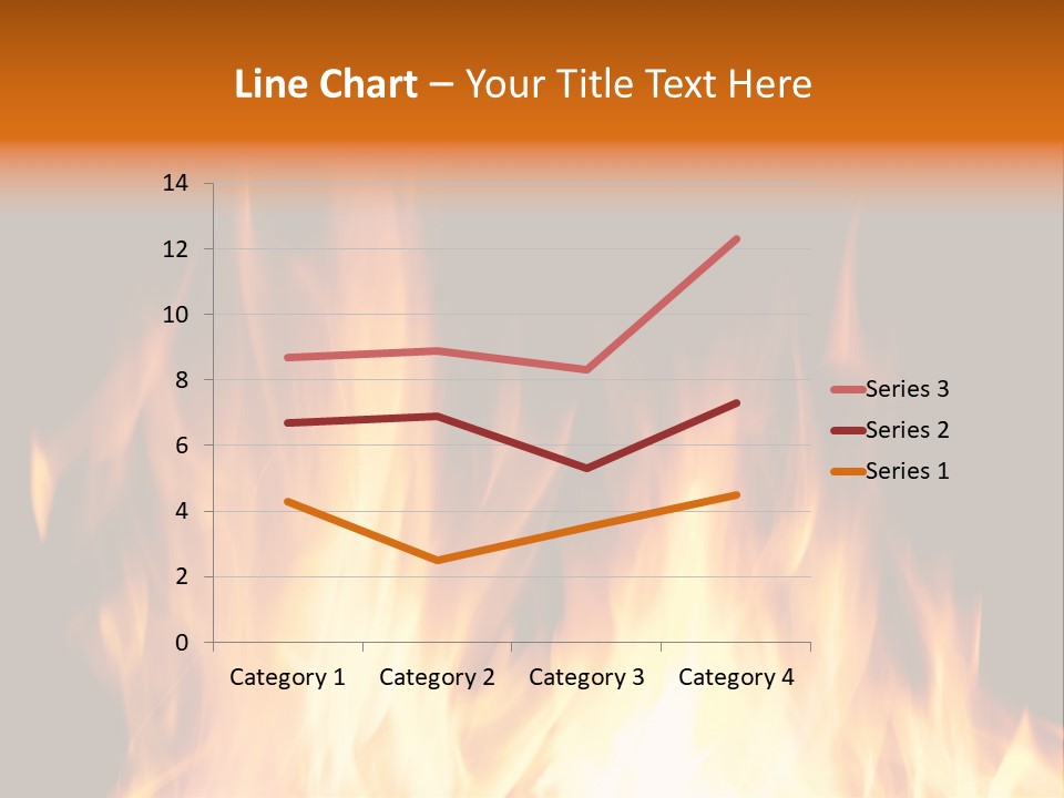 Fuel Fire Grill PowerPoint Template