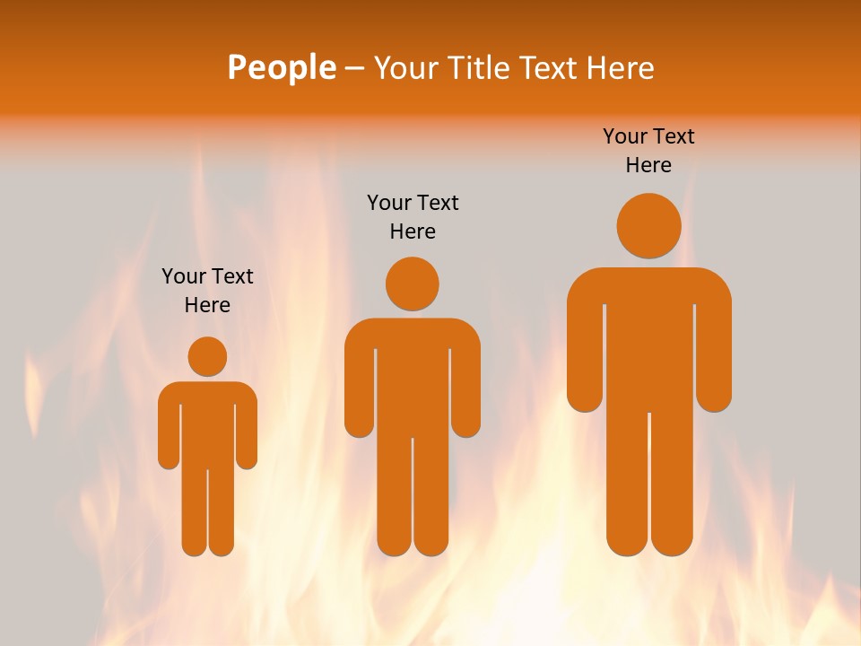 Fuel Fire Grill PowerPoint Template