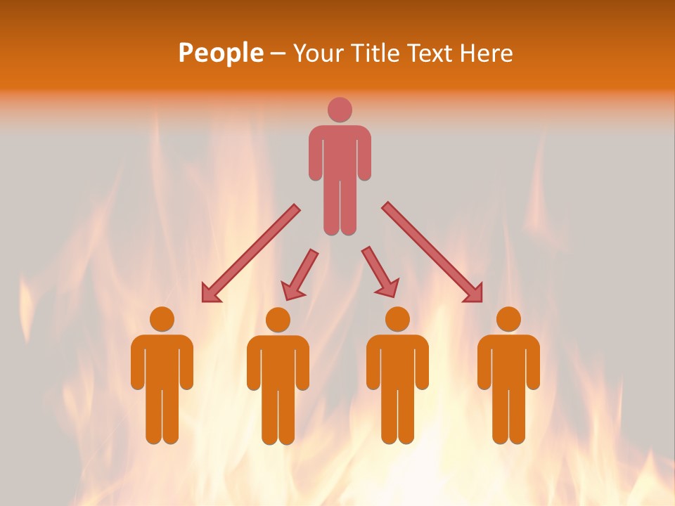 Fuel Fire Grill PowerPoint Template