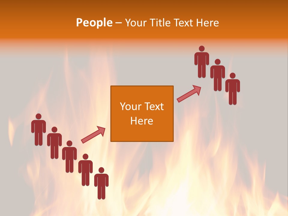 Fuel Fire Grill PowerPoint Template