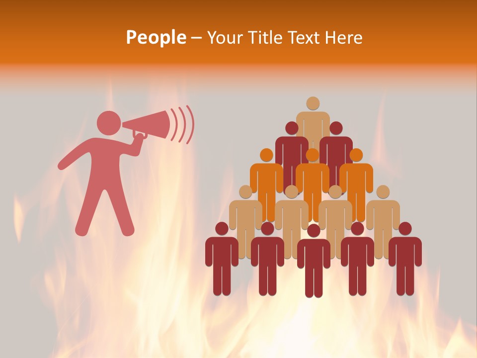 Fuel Fire Grill PowerPoint Template