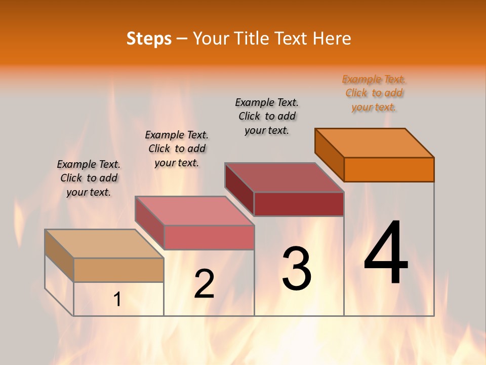 Fuel Fire Grill PowerPoint Template