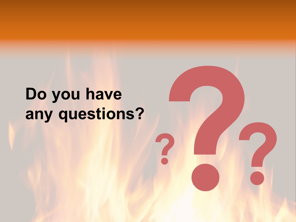 Fuel Fire Grill PowerPoint Template