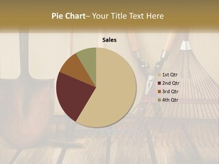 Working Wood Hoe PowerPoint Template