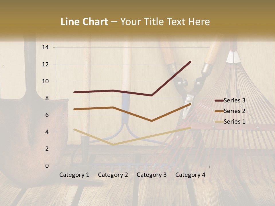 Working Wood Hoe PowerPoint Template