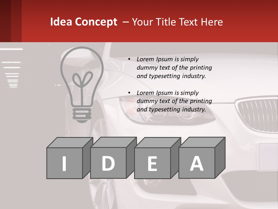 Detail Light Presentation PowerPoint Template