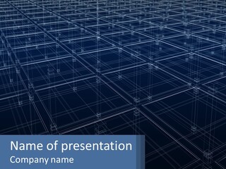 Flat Digital Blue PowerPoint Template