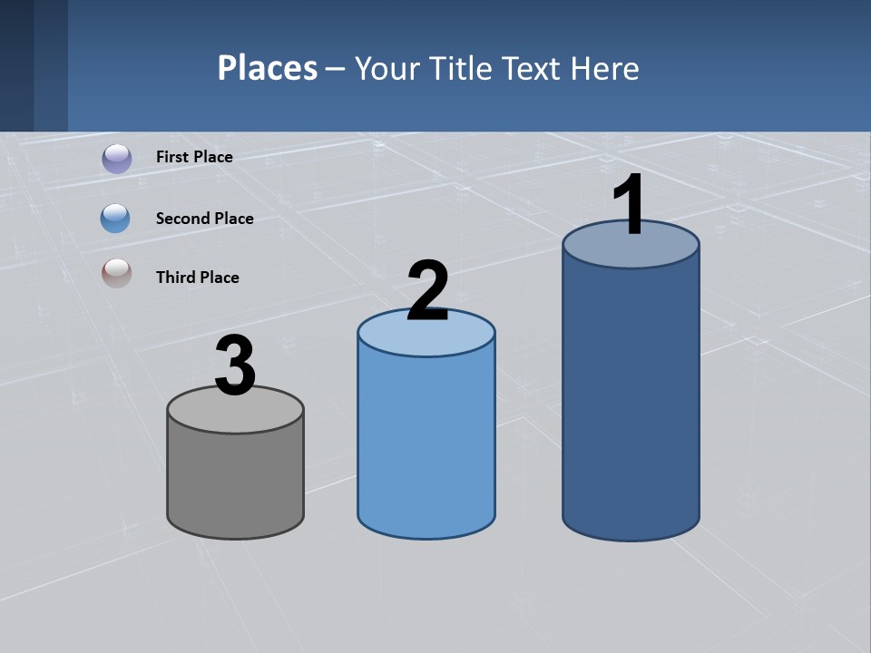 Flat Digital Blue PowerPoint Template