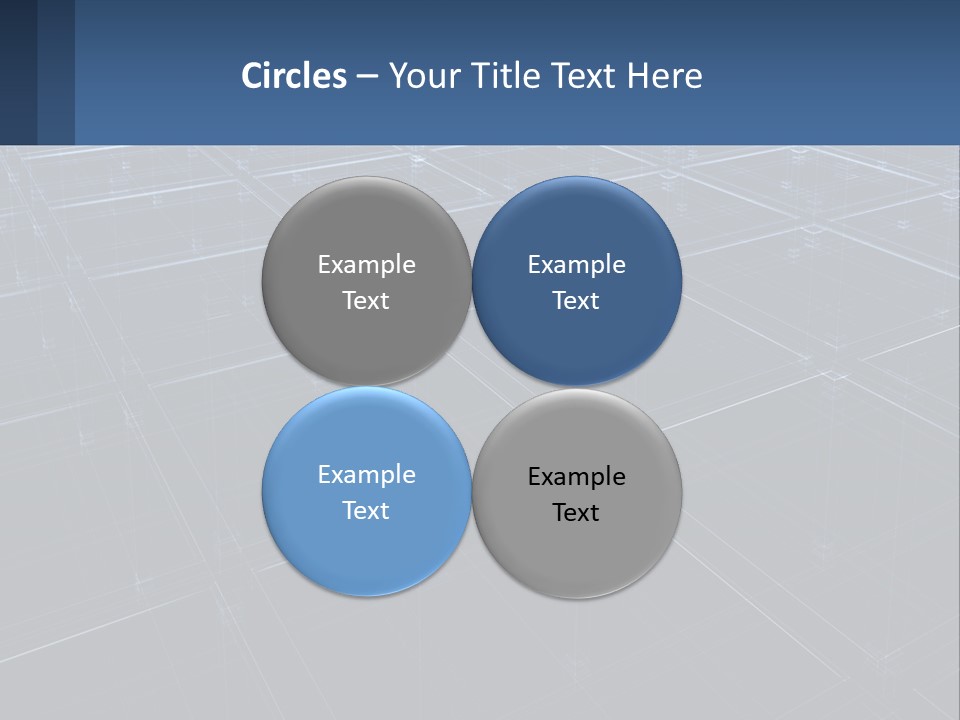 Flat Digital Blue PowerPoint Template