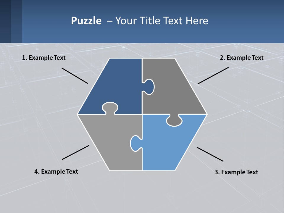 Flat Digital Blue PowerPoint Template