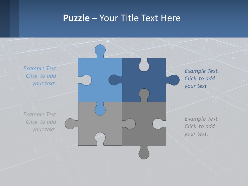 Flat Digital Blue PowerPoint Template