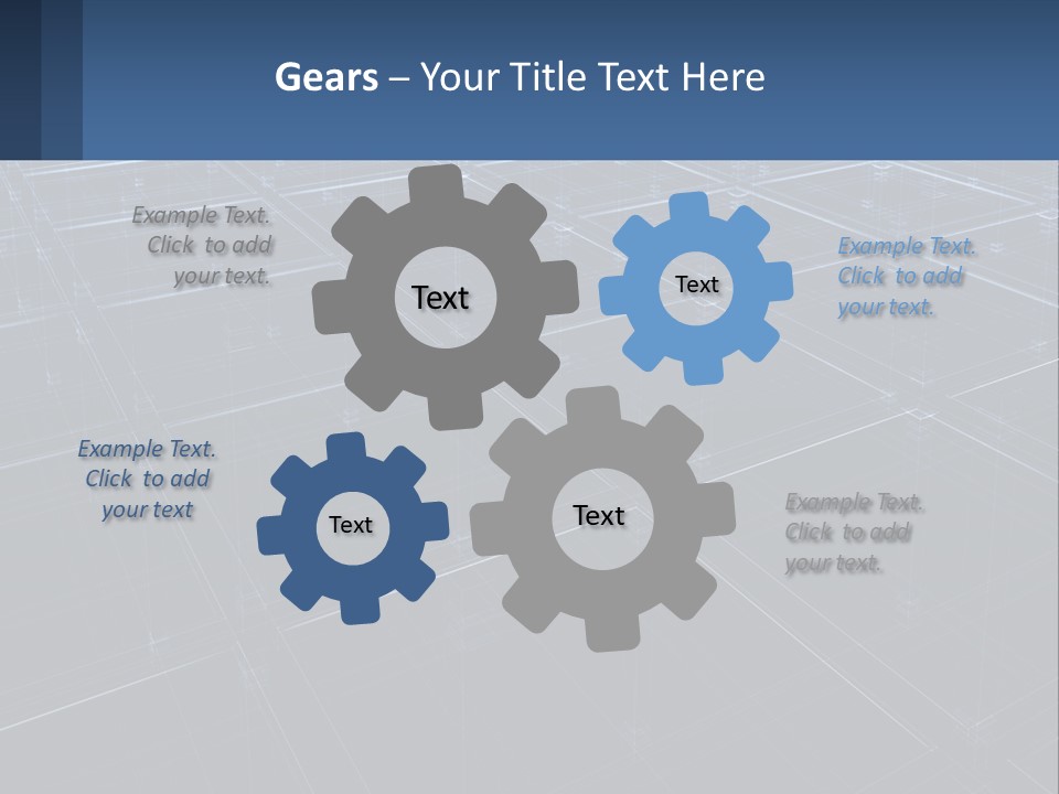 Flat Digital Blue PowerPoint Template