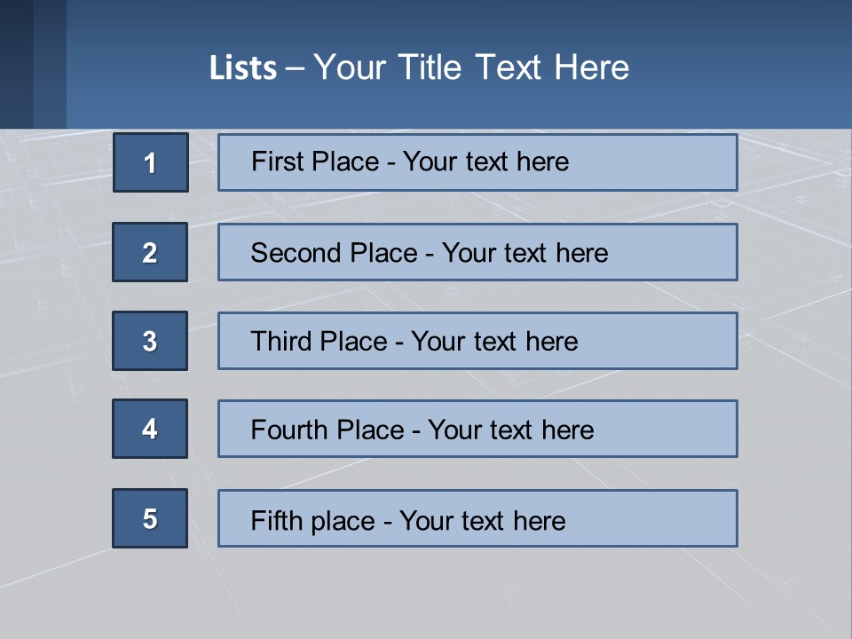 Flat Digital Blue PowerPoint Template