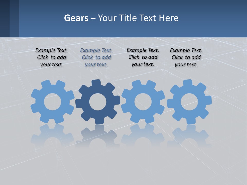 Flat Digital Blue PowerPoint Template